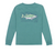 Spotted Bass LS - teal