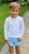 Sammy Rash Guard in White Set Sail