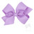 Medium Bow with Scalloped Edge in Light Orchid