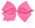 King Grosgrain Bow in Hot Pink