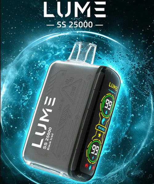 Lume SS25000 Disposable, compact electronic device with digital display and multiple control buttons.