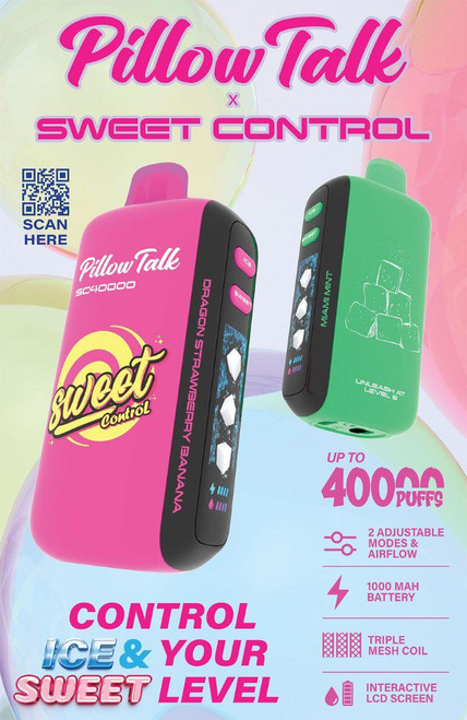 Pillow Talk Sweet Control SC40000, colorful personal massager with adjustable modes, LED screen, and butterfly design, promoting customized pleasure and intense stimulation. Pillow Talk Sweet Control SC40000, colorful personal massager with adjustable modes, LED screen, and butterfly design, promoting customized pleasure and intense stimulation.