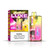 Hotbox LUXE Pro 20K, electronic vaporizer device with bright yellow, pink, and black packaging and a sleek, transparent yellow vaporizer with pink and white accents.