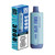 Cali UL3000 Disposable, frozen blue raspberry flavored vape device with sleek blue design and packaging.