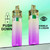 iJoy Bar LIO XP20000 Disposable, two transparent disposable e-cigarettes with purple and pink gradient design and gold caps