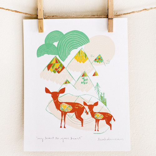 My Heart to Your Heart Print