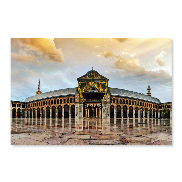 91207 The Umayyad Mosque  الجامع الأموي, Acrylic Glass Art