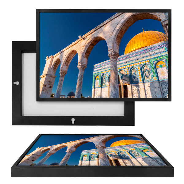 MINI91142 Dome of the Rock قبة الصخرة, Framed UV Poster Board