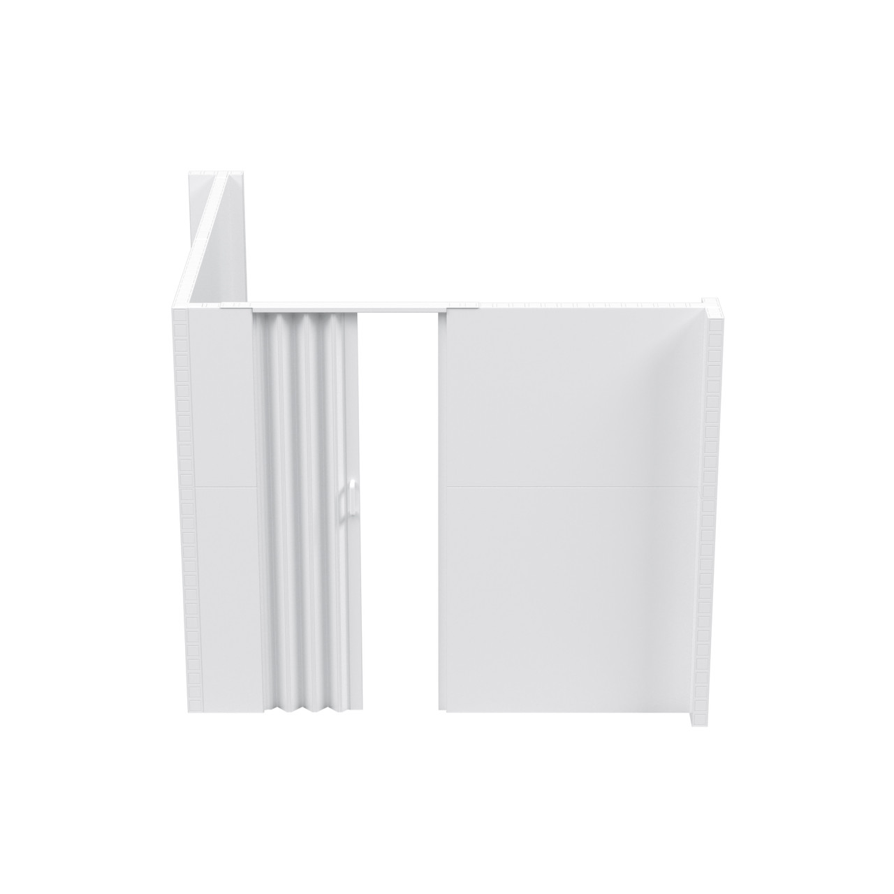 EverPanel Wall Kit, L-Shaped with Door | Versare Solutions, LLC