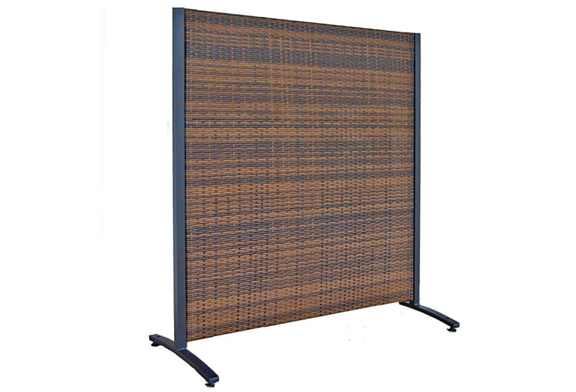 Single Panel Outdoor Wicker Partition - Thumbnail 3