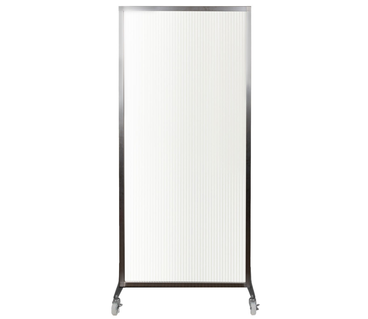 translucent panel divider on wheels