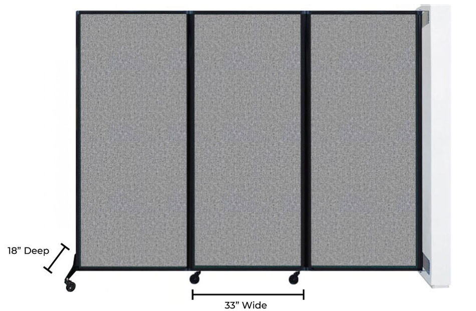 WallMounted QuickWall Folding Partition Versare Solutions, LLC