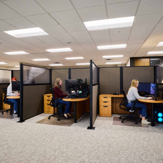 Portable Acoustic Cubicle Partition | Hush Panel Configurable