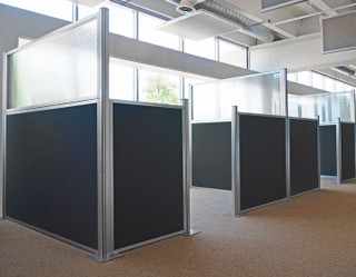 Portable Acoustic Cubicle Partition | Hush Panel Configurable