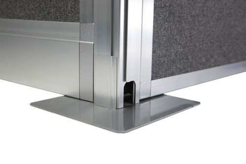 Hush Panel Electric Post Kit - Silver
