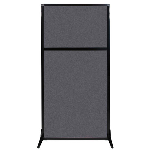 Work Station Screen 33" x 70" Dark Gray High Density Polyester