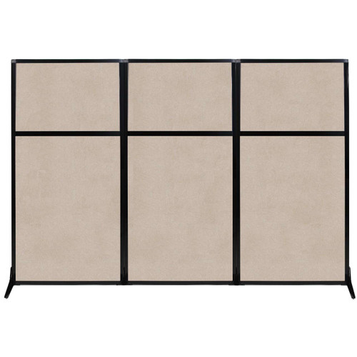 Work Station Screen 99" x 70" Beige High Density Polyester