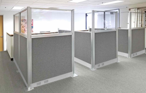 Configurable Acoustic Cubicle Partition Electric Hush Panel™
