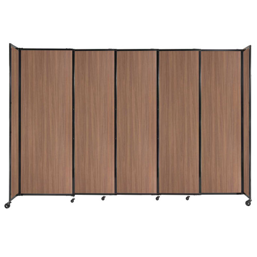 StraightWallª Sliding Portable Partition 11'3" x 7'6" River Birch Wood Grain