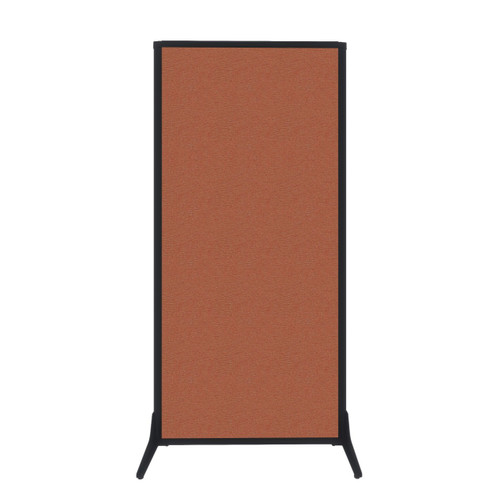 Workstation Screen 33x70 Papaya Fabric