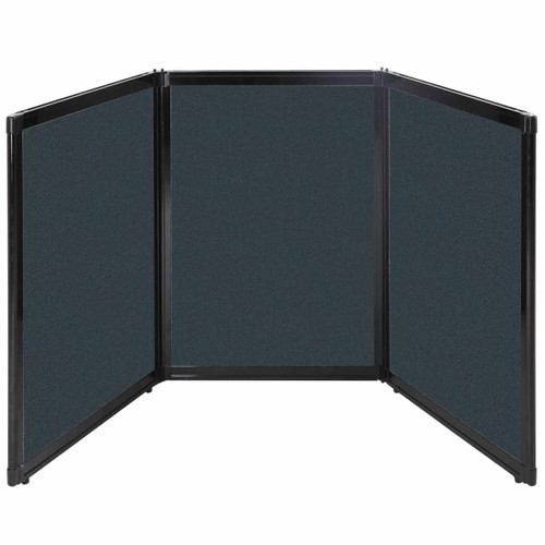 Folding Tabletop Display 78" x 36" Blue Spruce Fabric
