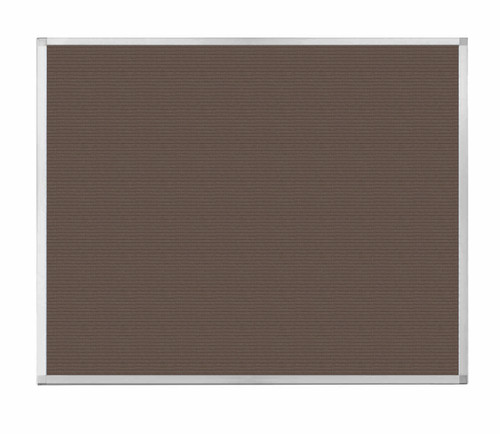 Portable and Acoustic Partition Hush Panel Configurable Cubicle Partition 5' x 4' Mocha Fabric