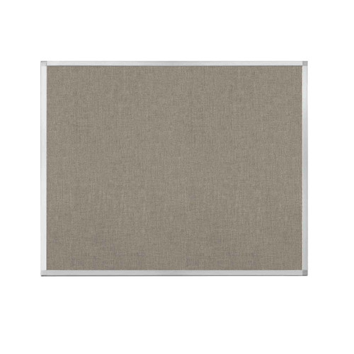 Hush Panel Configurable Cubicle Partition 5' x 4' Warm Pebble Fabric
