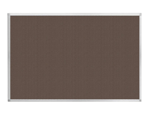 Portable and Acoustic Partition Hush Panel Configurable Cubicle Partition 6' x 4' Mocha Fabric