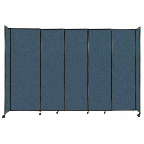 StraightWallª Sliding Portable Partition 11'3" x 7'6" Caribbean Fabric