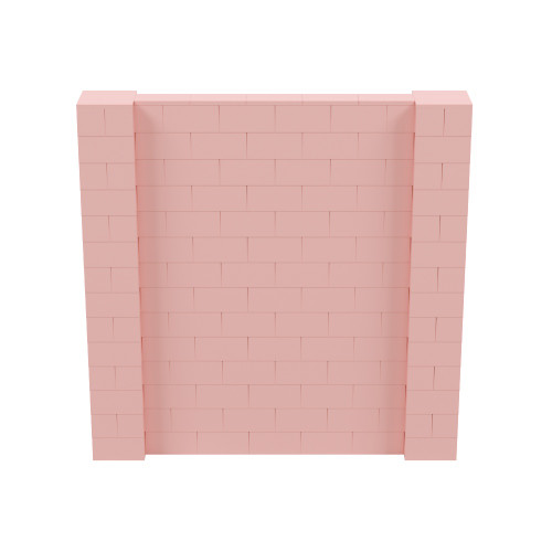 7' x 7' Pink Simple Block Wall Kit