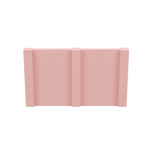 12' x 7' Pink Simple Block Wall Kit