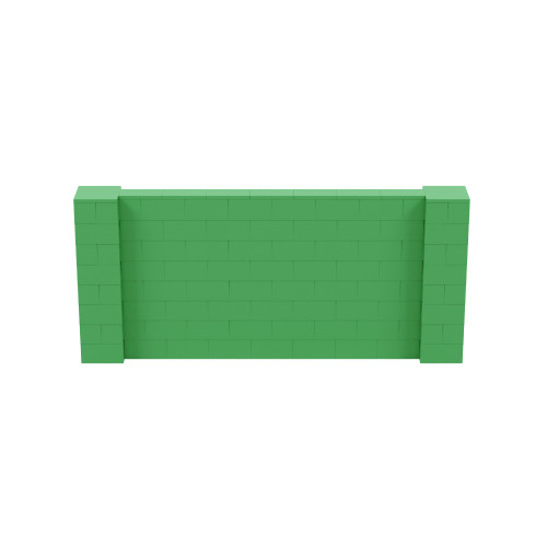 9' x 4' Green Simple Block Wall Kit