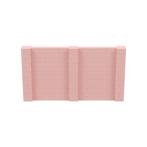 11' x 6' Pink Simple Block Wall Kit