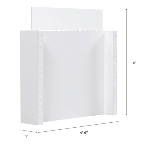 EverPanel Partition - 4'6" x 5' x 1' w/ Windows