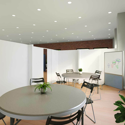 Create private rooms or conference areas using EverPanels for staff or patrons.