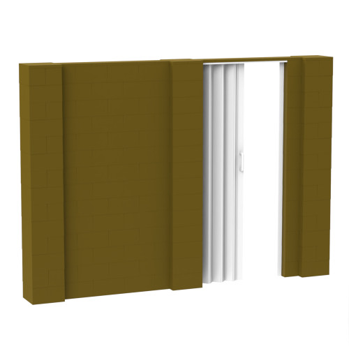 10' x 7' Wall Kit w/ Door - Gold