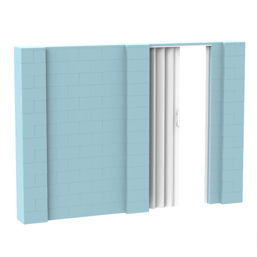 10' x 7' Wall Kit w/ Door - Light Blue