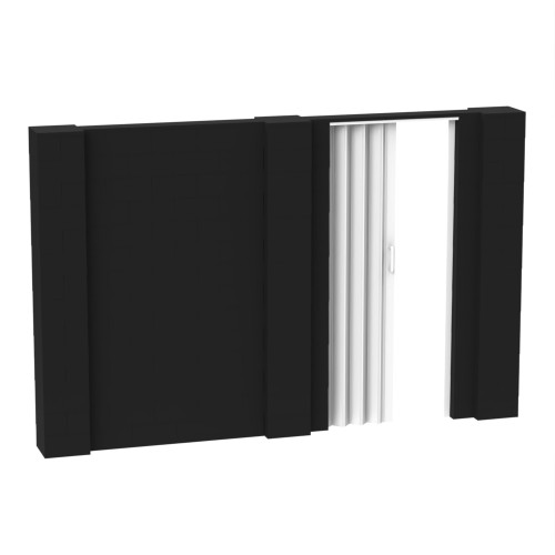 11' x 7' Wall Kit w/ Door - Black