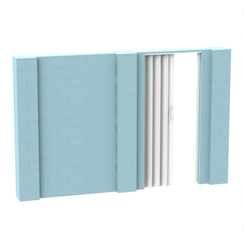 11' x 7' Wall Kit w/ Door - Light Blue