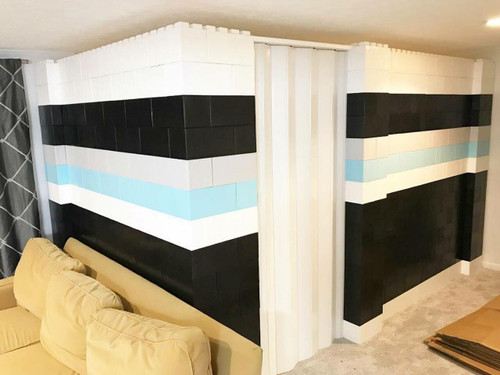 Create more privacy in any room by adding the EverBlock Wall Kit with Door.