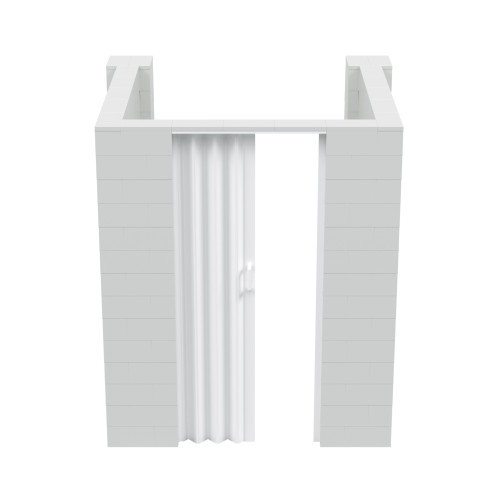 EverBlock 6' x 6' x 7' U-Shaped Room Kit - White