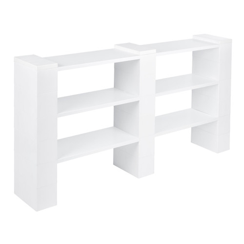 EverBlock 3 Level Double Shelving Kit - Dark Gray