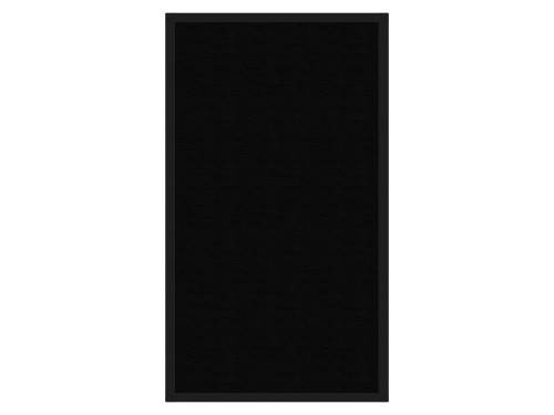 Portable and Acoustic Partition Hush Panelª Configurable Cubicle Partition 2' x 4' Black Fabric Black Trim