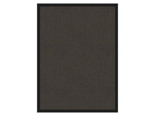 Portable and Acoustic Partition Hush Panelª Configurable Cubicle Partition 3' x 4' Mocha Fabric Black Trim
