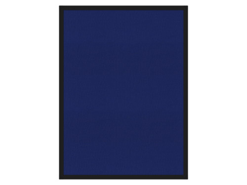 Portable and Acoustic Partition Hush Panel Configurable Cubicle Partition 3' x 4' Royal Blue Fabric Black Trim