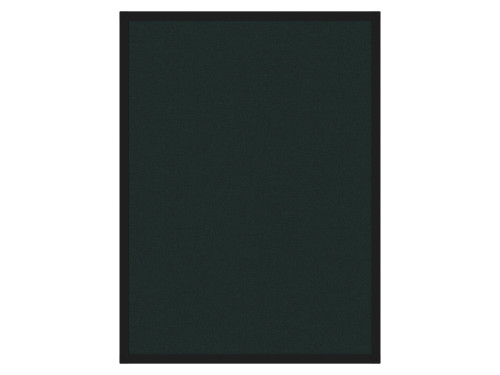 Portable and Acoustic Partition Hush Panelª Configurable Cubicle Partition 3' x 4' Forest Green Fabric Black Trim
