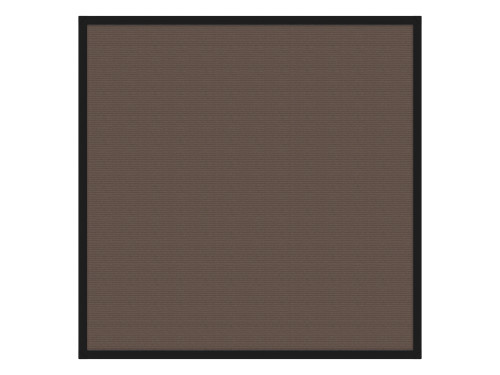 Portable and Acoustic Partition Hush Panelª Configurable Cubicle Partition 4' x 4' Mocha Fabric Black Trim