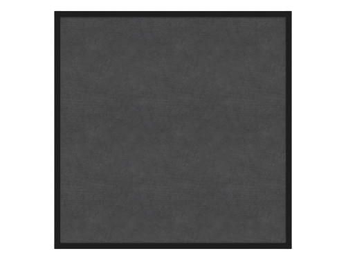 Portable and Acoustic Partition Hush Panelª Configurable Cubicle Partition 4' x 4' Cloud Gray Fabric Black Trim