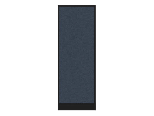 Configurable Acoustic Cubicle Partition Electric Hush Panel‚Äö√ë¬¢ 2' x 6' Ocean Fabric Black Trim