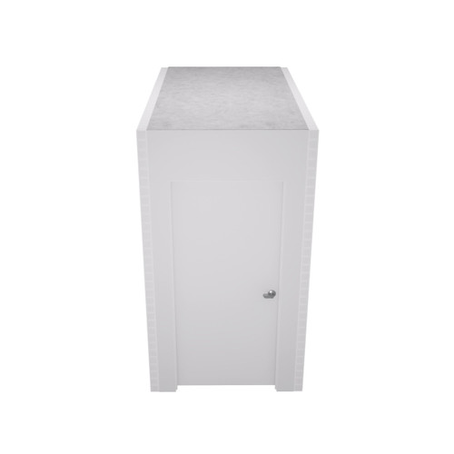 Ever Panel Room with Power and Lighting, White Wall, Marble Gray Roof, LH Swing Door 8x4